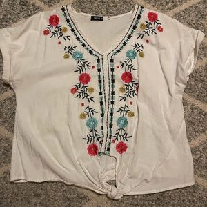 Embroidered Top